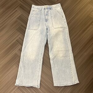 Just Black Denim The Patch Pocket Wide Leg